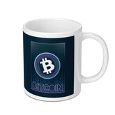 Bitcoin Symbol with Dark Background Mug product